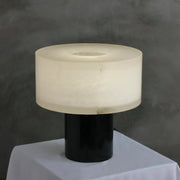 Alabaster Solid Cylindrical Table Lamp — image 11