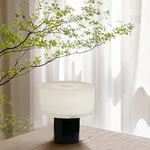 Alabaster Solid Cylindrical Table Lamp — image 9