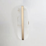 Alabaster Stone Brass Wall Lamp
