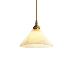 Alabaster Triangle Cone Pendant Light — image 1