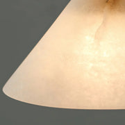 Alabaster Triangle Cone Pendant Light — image 11