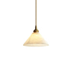 Alabaster Triangle Cone Pendant Light — image 13
