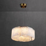 Alabaster diamond chandelier