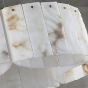 Alabaster diamond chandelier