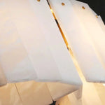 Alabaster diamond chandelier