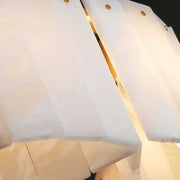 Alabaster diamond chandelier