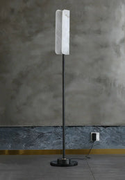 Alabaster Years Brass Floor Lamp — image 26