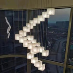 Alabaster Box Chandelier — image 16