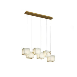 Alabaster Box Chandelier — image 1
