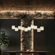 Alabaster Box Chandelier — image 7