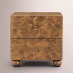Alvory Nightstand — WARM BURL