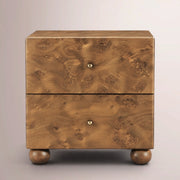 Alvory Nightstand — WARM BURL