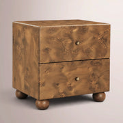 Alvory Nightstand — WARM BURL