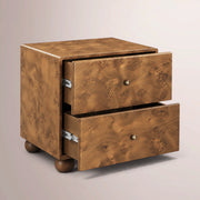Alvory Nightstand — WARM BURL