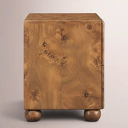 Alvory Nightstand — WARM BURL
