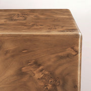 Alvory 3-Drawer Nightstand — WARM BURL