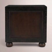 Alvory Nightstand — DARK BROWN BURL