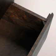 Alvory Nightstand — DARK BROWN BURL