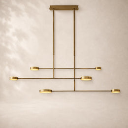 Aleron Linear Disc Chandelier 54