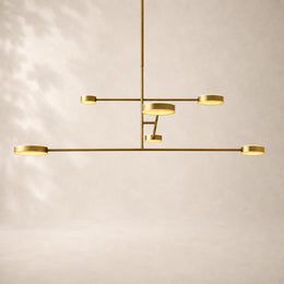 Aleron Sculptural Disc Chandelier 46