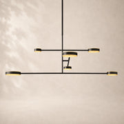 Aleron Sculptural Disc Chandelier 46