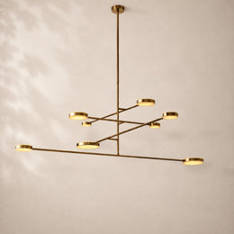 Aleron Sculptural Disc Chandelier 60