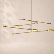 Aleron Linear Disc Chandelier 72