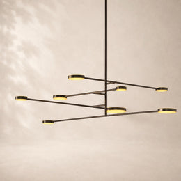 Aleron Linear Disc Chandelier 72