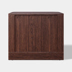 Kian Solid Oak Nightstand For Bedroom