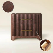 Kian Solid Oak Nightstand For Bedroom