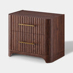 Kian Solid Oak Nightstand For Bedroom