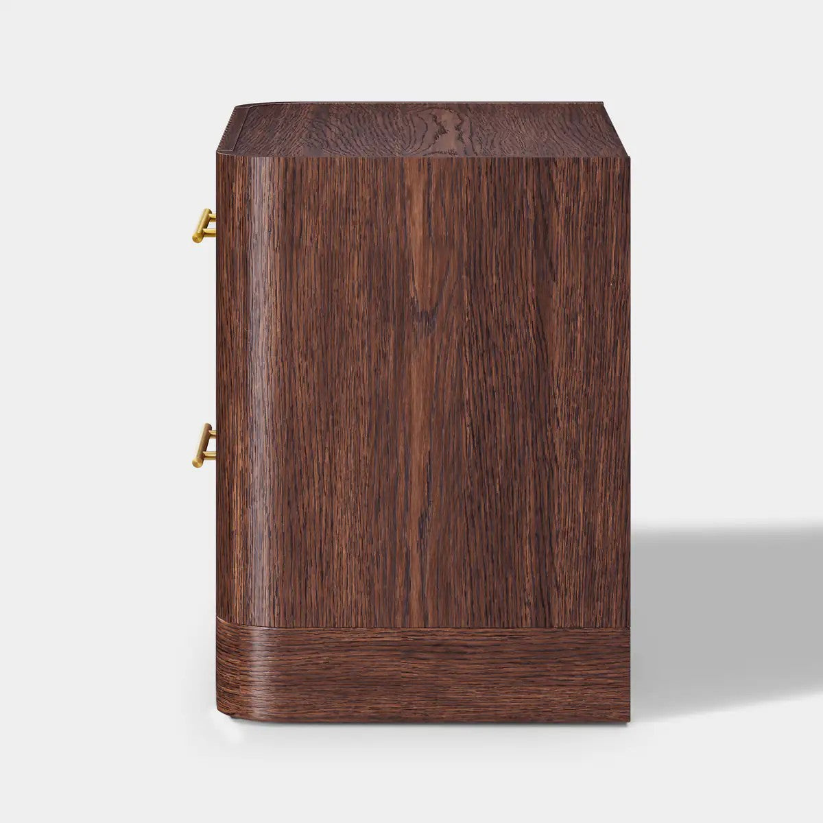 Kian Solid Oak Nightstand For Bedroom