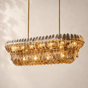 Eloria Glass Linear Chandelier 54