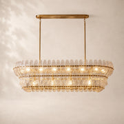 Eloria Glass Linear Chandelier 54