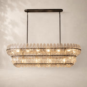 Eloria Glass Linear Chandelier 54