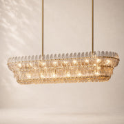 Eloria Glass Linear Chandelier 72