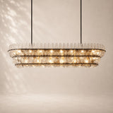 Eloria Glass Linear Chandelier 72