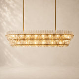 Eloria Glass Linear Chandelier 72