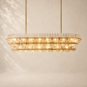 Eloria Glass Linear Chandelier 72