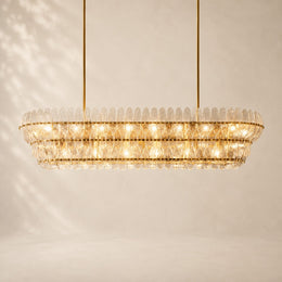 Eloria Glass Linear Chandelier 72