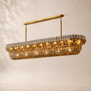 Eloria Glass Linear Chandelier 90