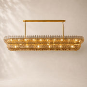 Eloria Glass Linear Chandelier 90