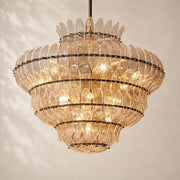 Eloria Glass Round Chandelier 36“D
