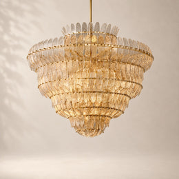 Eloria Glass Round Chandelier 48