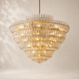 Eloria Glass Round Chandelier 60