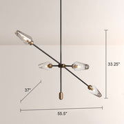 Arraw Bronze Chandelier
