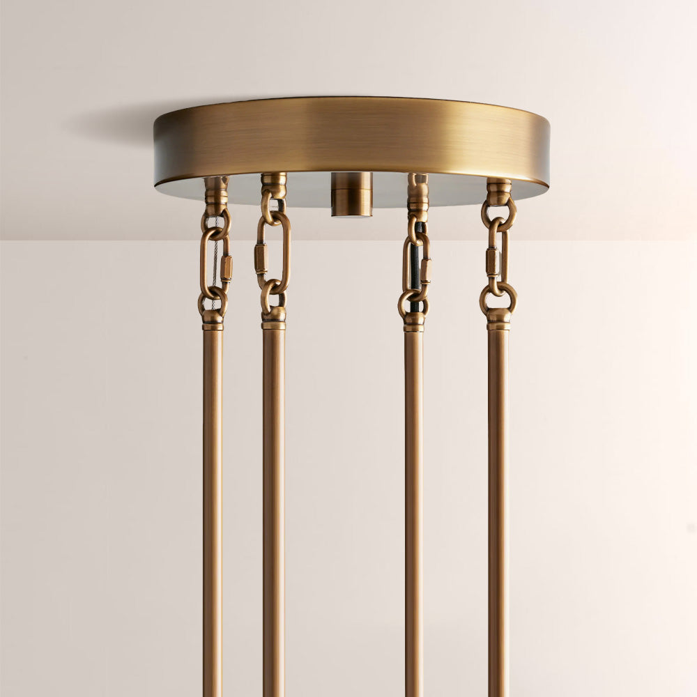Delsia Glass Round Chandelier 48"D