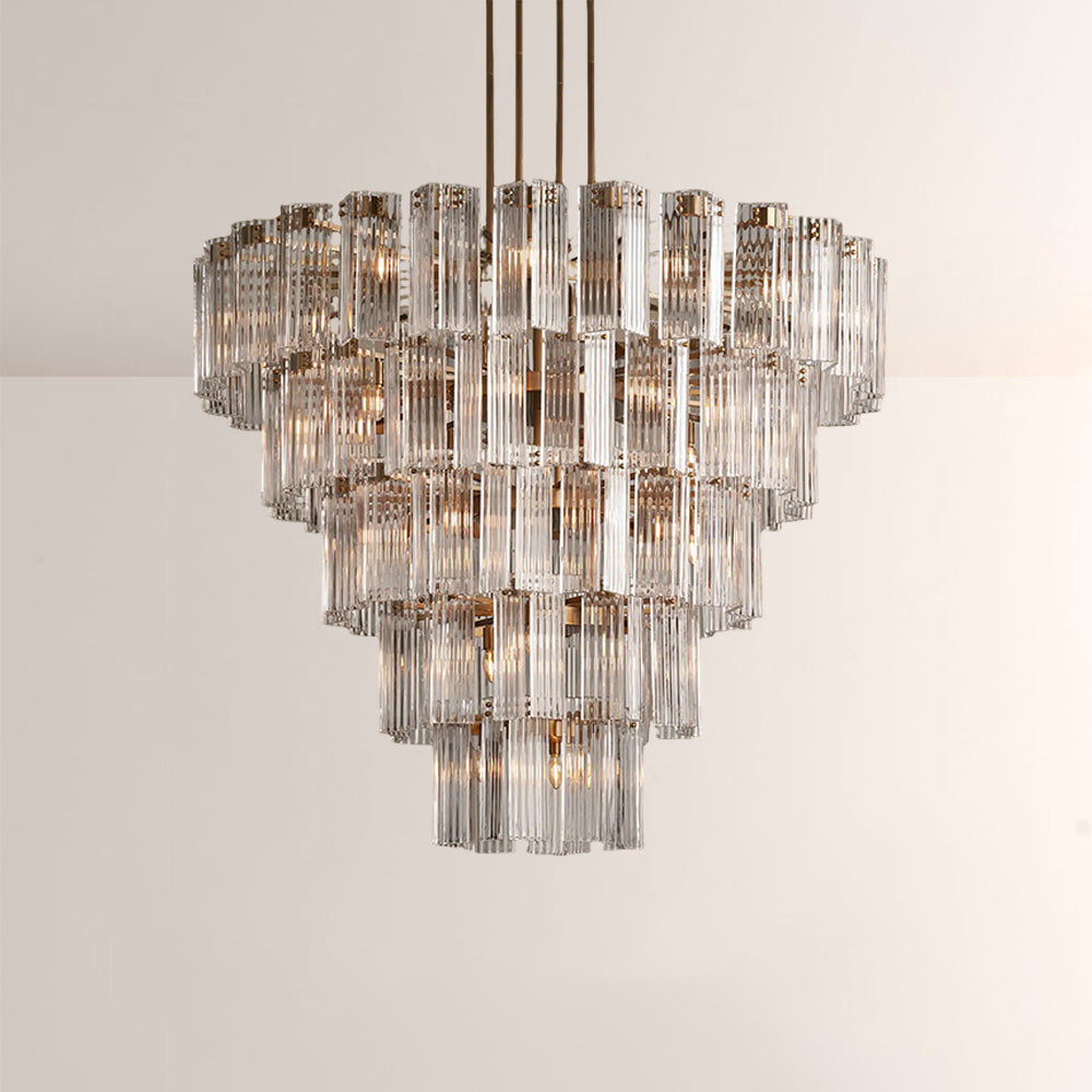 Delsia Glass Round Chandelier 60"
