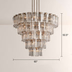 Delsia Glass Round Chandelier 60"