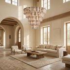 Delsia Glass Round Chandelier 60"